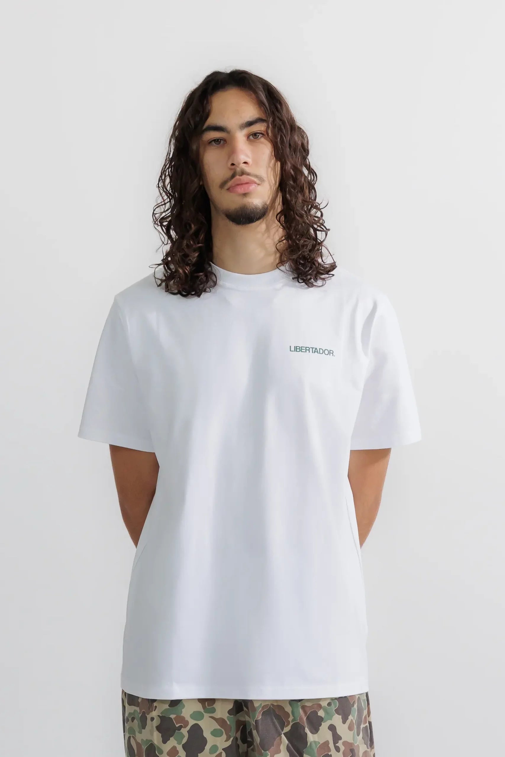 Bauhaus white tee