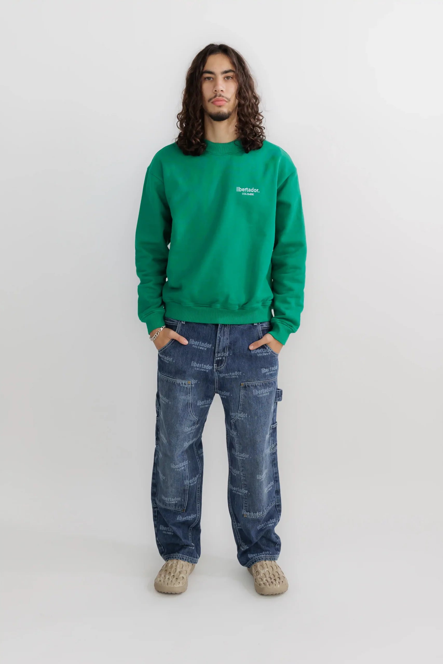 carlos crewneck green