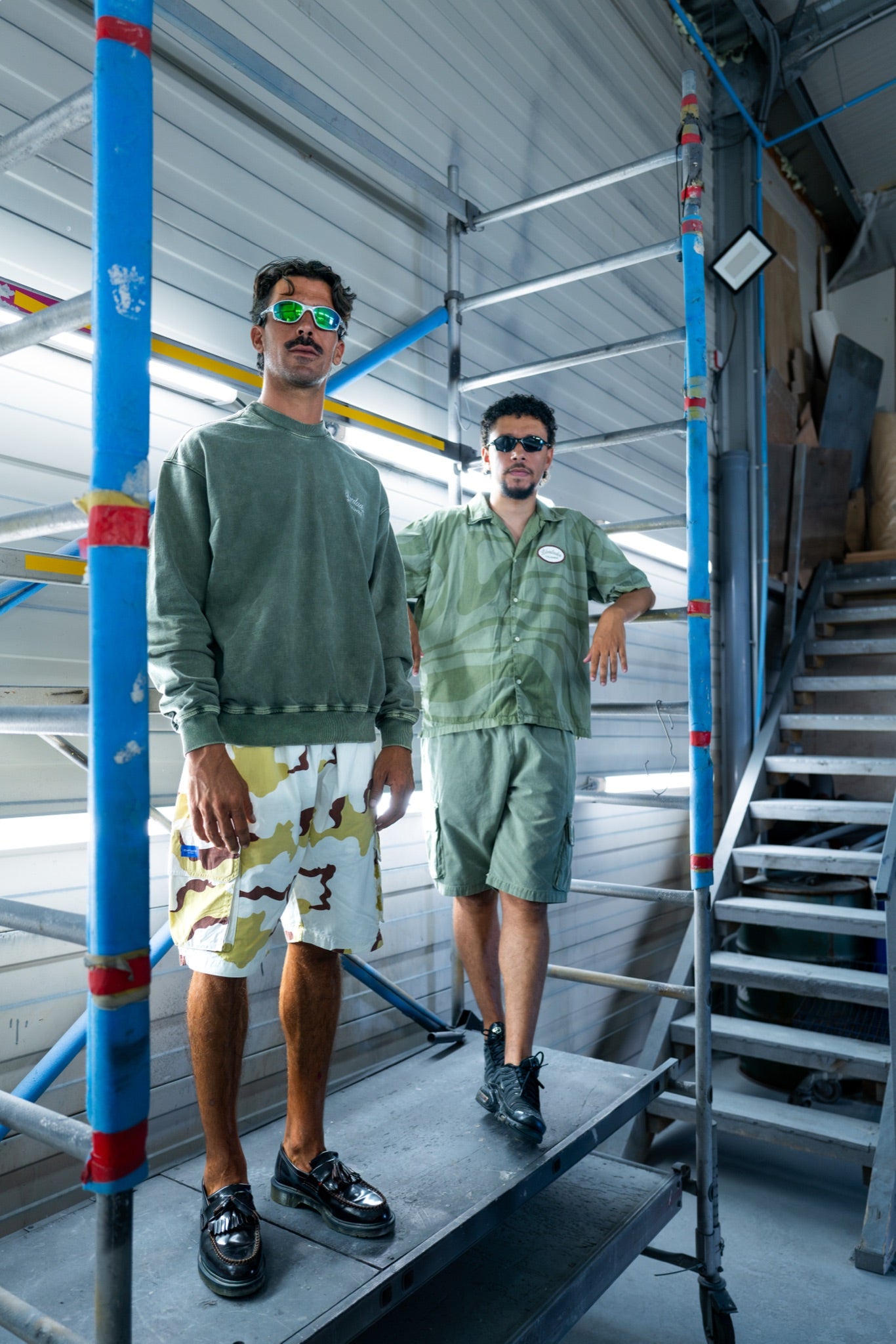 Carlos Crewneck Army - vue de face